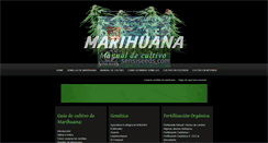 Desktop Screenshot of marihuanacultivo.com